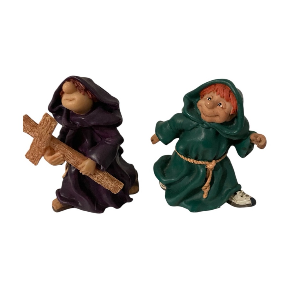 Green and Purple Adventure Action Figures Set